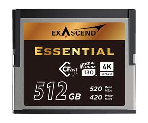 Exascend 512GB CFX Series CFast 2.0 Memory Card