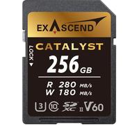 Exascend Catalyst SDXC UHS-II, C1 V60, 280/180 MB/s, tarjeta de memoria 256 GB