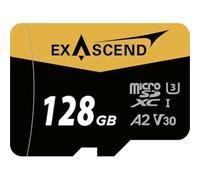 EXASCEND Tarjeta de memoria microSDXC UHS-I de 128 GB