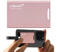 Exascend Element SSD portátil de 1 TB, unidad externa de estado sólido de 20 Gbps, hasta 2.000 MB/s, montaje magnético, soporta grabación directa 4K ProRes 60fps