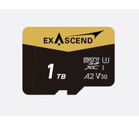 Exascend Catalyst - Tarjeta microSD de 1 TB (UHS-I V30) - Tarjeta de Memoria de Alto Rendimiento para vídeo 4K, Drones, cámaras de acción y Dispositivos móviles, máxima Capacidad y Alta fiabilidad