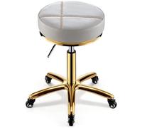EXBERT Taburete con Ruedas Taburete con Ruedas Taburete de Belleza Resistente Elevador de polea Salón de Belleza Giratorio Manicurista Silla de peluquería Especial de Alta Gama Taburete Redondo Mod