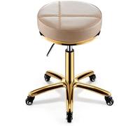 EXBERT Taburete con Ruedas Taburete con Ruedas Taburete de Belleza Resistente Elevador de polea Salón de Belleza Giratorio Manicurista Silla de peluquería Especial de Alta Gama Taburete Redondo Mod
