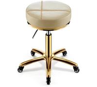 EXBERT Taburete con Ruedas Taburete con Ruedas Taburete de Belleza Resistente Elevador de polea Salón de Belleza Giratorio Manicurista Silla de peluquería Especial de Alta Gama Taburete Redondo Mod