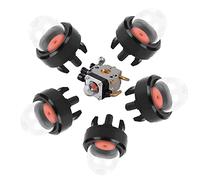 Exbrith 5 Piezas Bomba de Bulbo, Cebador Bomba del Bulbo, Imprimación Bombilla, Apto para la Mayoría de Cortadoras de Césped, Sopladoras, Motosierras, Quitanieves y Carburadores Recortadores