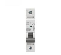 EXBWXNIL GYM9-125 DC MCB monofásico Mini 80A 100A 125A 1P Ancho del disyuntor 17,8mm 250VDC 6KA 1 Uds(125A)