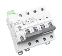 EXBWXNIL Reconectadores de Circuito automático Carril DIN Mini disyuntor GRD9L-R GYM9 4 Polos AC MCB 6KA 1 Uds(GYM9-4P-MCB-16A,DC12V)