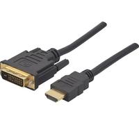 EXC 127881 M/M - Cable HDMI Tipo A a DVI-D (Macho a Hembra), Color Negro