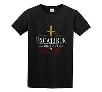 Excalibur Draught King Arthur Beer ParodyO Neck Men T-Shirt T-Shirt Black XL