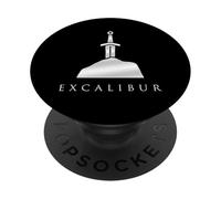 Excalibur La Espada Legendaria en la Piedra del Rey Arturo 2 PopSockets PopGrip Adhesivo