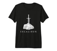 Excalibur La Espada Legendaria en la Piedra del Rey Arturo 3 Camiseta Premium