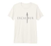 Excalibur La Espada Legendaria en la Piedra del Rey Arturo 4 Camiseta Premium