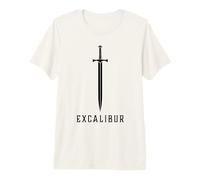 Excalibur La Espada Legendaria en la Piedra del Rey Arturo Camiseta Premium