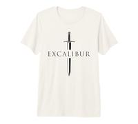 Excalibur La Espada Legendaria en la Piedra del Rey Arturo Camiseta Premium