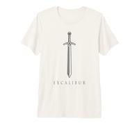Excalibur La Espada Legendaria en la Piedra del Rey Arturo Camiseta Premium