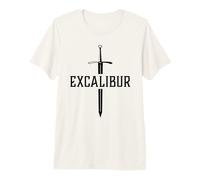 Excalibur La Espada Legendaria en la Piedra del Rey Arturo Camiseta Premium