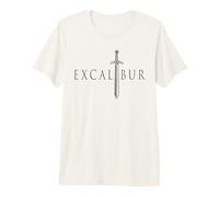 Excalibur La Espada Legendaria en la Piedra del Rey Arturo Camiseta Premium