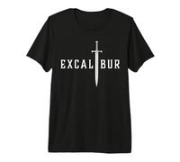 Excalibur La Espada Legendaria en la Piedra del Rey Arturo Camiseta Premium