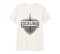 Excalibur La Espada Legendaria en la Piedra del Rey Arturo Camiseta Premium