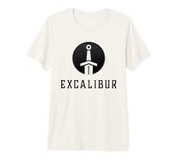 Excalibur La Espada Legendaria en la Piedra del Rey Arturo Camiseta Premium