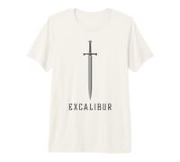 Excalibur La Espada Legendaria en la Piedra del Rey Arturo Camiseta Premium
