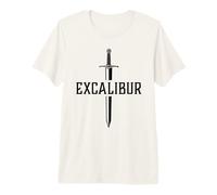 Excalibur La Espada Legendaria en la Piedra del Rey Arturo Camiseta Premium