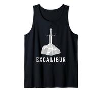 Excalibur La Espada Legendaria en la Piedra del Rey Arturo Camiseta sin Mangas