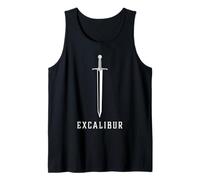 Excalibur La Espada Legendaria en la Piedra del Rey Arturo Camiseta sin Mangas