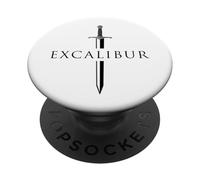 Excalibur La Espada Legendaria en la Piedra del Rey Arturo PopSockets PopGrip Adhesivo