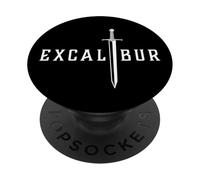 Excalibur La Espada Legendaria en la Piedra del Rey Arturo PopSockets PopGrip Adhesivo
