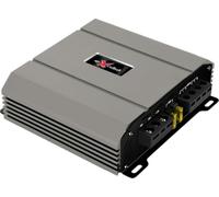Excalibur X275.2 Amplificador Audio 2 Canales Etapa de Potencia Coche | 75W RMS x2 y 225W puente, estable 2 Ohm, 20Hz-20kHz, SNR >90dB - excelente amplificador de sonido para altavoces coche