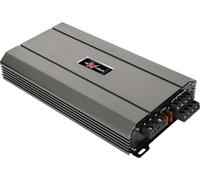 Excalibur X4100-4 Amplificador Coche 4 Canales Clase AB Etapa de Potencia | 4×100W RMS 4Ω / 4×150W RMS 2Ω / 2×300W RMS puente - filtros LP 50-250Hz HP 120-3000Hz - refuerzo 0-12dB - 184×343×55mm