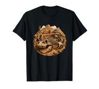 Excavación de Dinosaurios del Desierto del Cazador de fósiles jurásico Camiseta