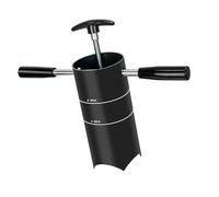 Excavador de agujeros de golf de acero suave USGA tamaño estándar 4 o medio pie uso doméstico simple montaje transportable cortador de agujeros de golf