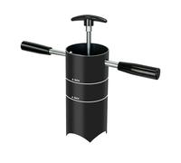 Excavador de agujeros de golf de acero suave USGA tamaño estándar 4 o medio pie uso doméstico simple montaje transportable cortador de agujeros de golf