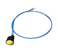 Excavadora Botón Joystick Repuesto Push Interruptor Ensamblaje Cable Botón PP Compacto Adecuado para Personal de Mantenimiento Equipos de Excavación, Amarillo 2 Cables