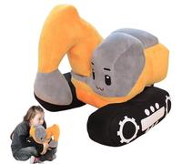 Excavadora de Peluche, Juguete de Exca-vadora de Pe-luche, Ju-guete de Excav-adora Relleno, Camión de Pel-uche, Jug-uete de Pelu-che de Excava-dora Realista, Excavad-ora de Felpa para Niños cumpleaños