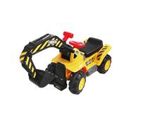 Excavadora Empuje Amarillo-Negro - Juguete para Niños 18-36 Meses con Ruedas Re