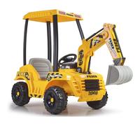 FEBER Excavadora Eléctrica Infantil 12V FEB17000 con Detalles Realistas y Palancas de Control, +3 Años