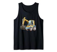 Excavadora para Niños Camioneta De Construcción Camiseta sin Mangas