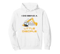 Excavator Construction Kids: Christian Faith Little Disciple Sudadera con Capucha