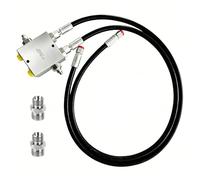 Excavator Cushion Valve Kit, 120cm Hose | Acero de aleación de alta resistencia, instalación simple, compatible con tubería de 1/4 pulgadas