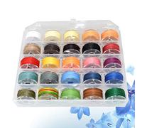 Exceart 1 Caja 25 Línea De Cera Redonda Hilo De Coser De Cuero Hilo De Lino Encerado Hilo De Cordón De Algodón Hilo De Algodon Cordón Para Hacer Joyas Hilo De Máquina De Coser Elasticidad