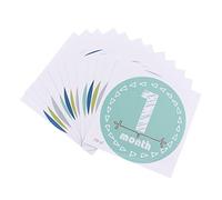 EXCEART 1 Juego Calcomanías Mensuales para Bebés Stickers para Fotografía de Recien Nacidos Recuerdos Mensuales para Album de Crecimiento y Redes Sociales