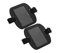 EXCEART 1 Par Soporte de Brazalete para Insignia Id Ajustable Holder Elástico para Actividades al Aire Portainsignia y Cómodo para Senderismo Ciclismo y Negocios