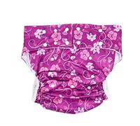 EXCEART 1 Pc Pañales Para Adultos Pañal Plegable Adulto Pañal De Natación Para Adultos Pañales Para Ancianos Pañal Lavable Pantalones De Incontinencia Respirable Púrpura Lona Pul Mayor