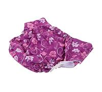 EXCEART 1 Pc Pañales Para Personas Mayores Pañal Para Adultos Pañal Adulto Reutilizable Antiguo Pantalones Sanitarios Pañal Menstrual Lona Pul Hombre Impresión Púrpura Pantalones Cortos