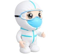 EXCEART 1 Unid Doctor Enfermera Modelo Resina Figura Rebelde Adornos Estatua de Resina Adorno de Escritorio para El Hogar del Coche Escritorio