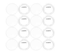 EXCEART 10 Botones Transparentes de Acrílico de 75 Mm para Manualidades y Proyectos Escolares, con Diseño Único para Mostrar Fotos y Personalizar Accesorios