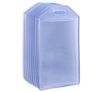 EXCEART 10 Etiquetas de Identificación de Viaje de Pvc Impermeables y Transparentes para Tarjetas de Negocio y Equipaje, Accesorios Prácticos para Maletas y Bolsos